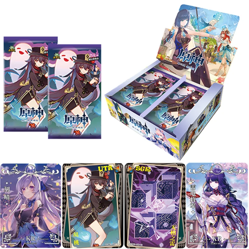 

Новинка, ударная карточка Genshin, коллекционная игра TCG для анимации, набор игр, периферийная игрушка, подарок для детей на Рождество, Хэллоуин