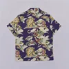 BOB DONG Aloha Shirt Mount Fuji & Animals Print Short-Sleeve Hawaiian Vacation Wear 3