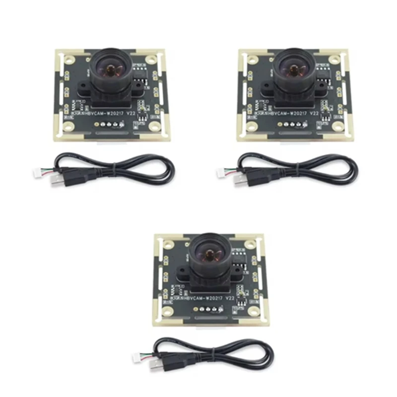 Camera Module 100 Degree OV9732 2M Cable 1280X720 30Fps DIY Autodarts.Io USB Drive Free 3Pcs camera module