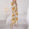The-Lion-King Women's Pajamas Set Button Down Pajama 2 Piece Suit Pyjama Femme Nightwear Loungewear 4
