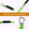 Boat Bungee Dock Lines Cords Docking Rope For Kayak Watercraft SeaDoos Jet Ski Pontoon Canoe Power Boat Mooring Rope Accessories 4