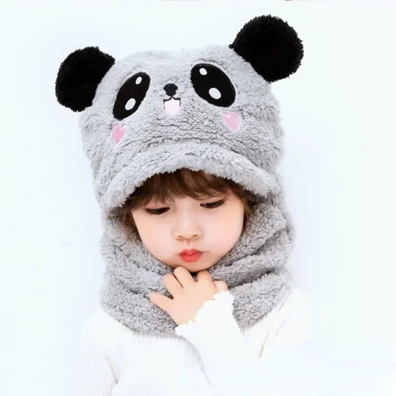 Muffler Cap For Year Baby Boy Cartoon Hat For Girls Boys Scarf