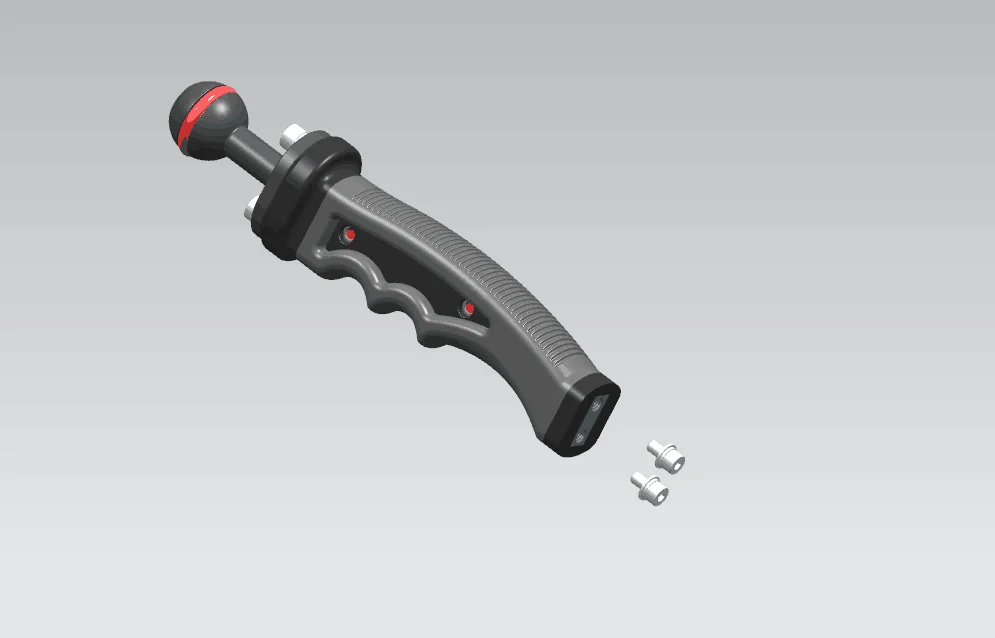 Single handle for nitescuba NS10 tray Diving handle tray bracket for NS10 diving probe indicator rod