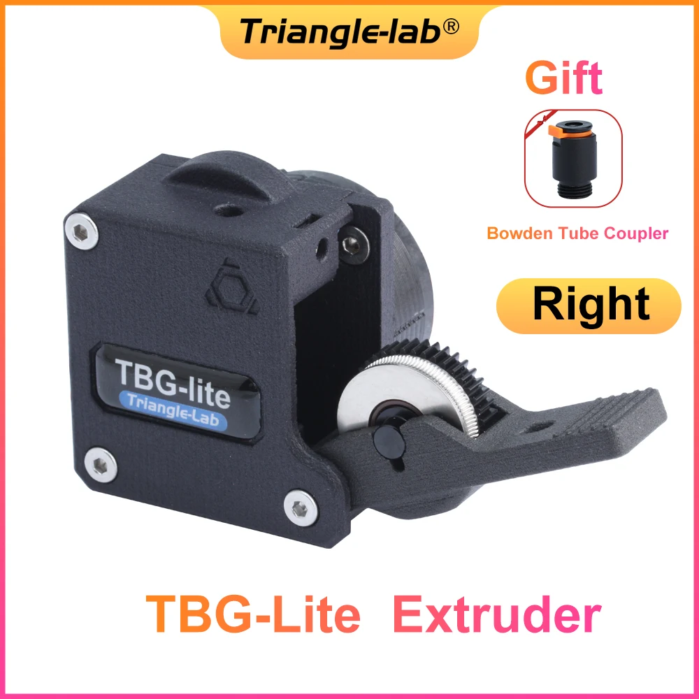 Trianglelab Big Gear TBG-LITE Extruder Bowden TBG Extruder for DDE-TBG-LITE Compatible Direct Drive ender3 cr10 BLV 3D printer