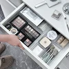 4/7PCS Acrylic Desk Drawer Organizers Set Clear Cosmetic Storage Box Makeup Organizer Transparent Storage Bin Bathroom Organizer 3