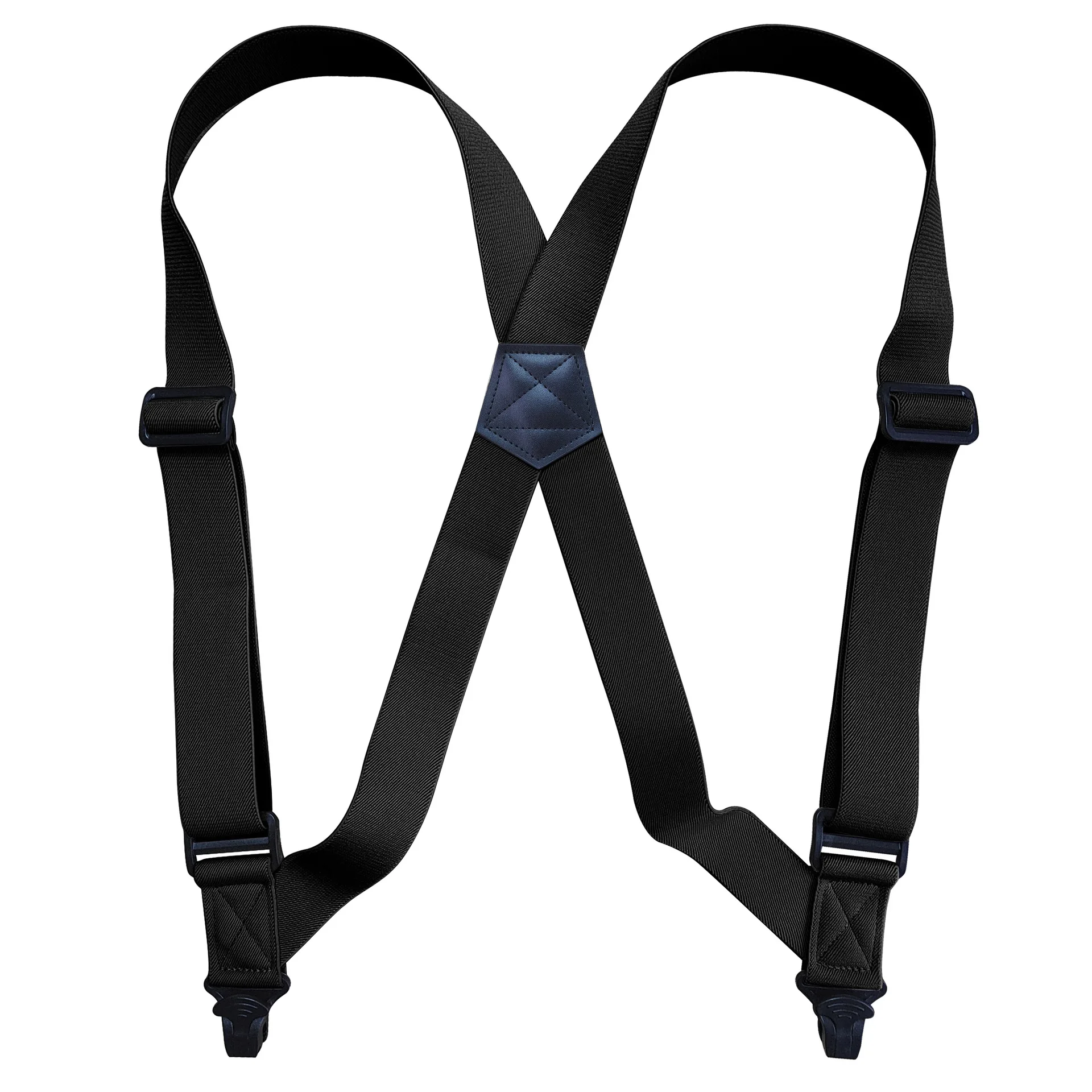 Suspenders for Men Work 3.8cm Wide 2 Plastic Clips Heavy Duty Big and Tall Trucker Suspenders Adjustable Elastic Trouser Braces