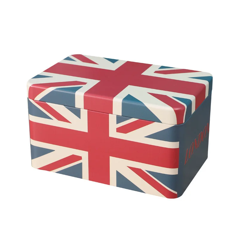 Color Pencil Box Desktop Creative Single Double Layer Tinplate Stationery Box Sundry Stationery Finishing Iron Boxs