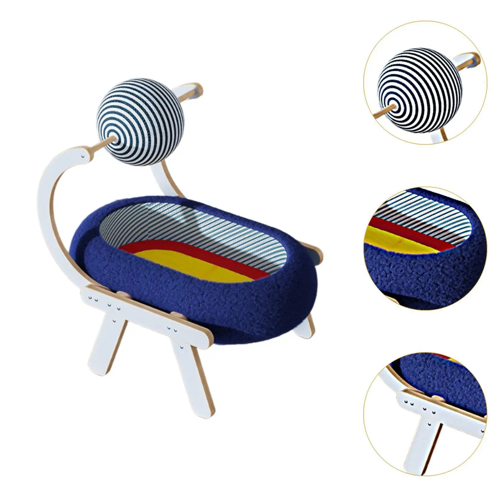 Sisal Cat Bed Cats Scratch Pad Bowl Pet Supplies Kitten Interactive Toy Wooden Rack with Ball Cat Scratcher Pad for Exercise Sisal Cat Bed Cats Scratch Pad Bowl Pet Supplies Kitten Interactive Toy Wooden Rack with Ball Cat Scratcher Pad for Exercise