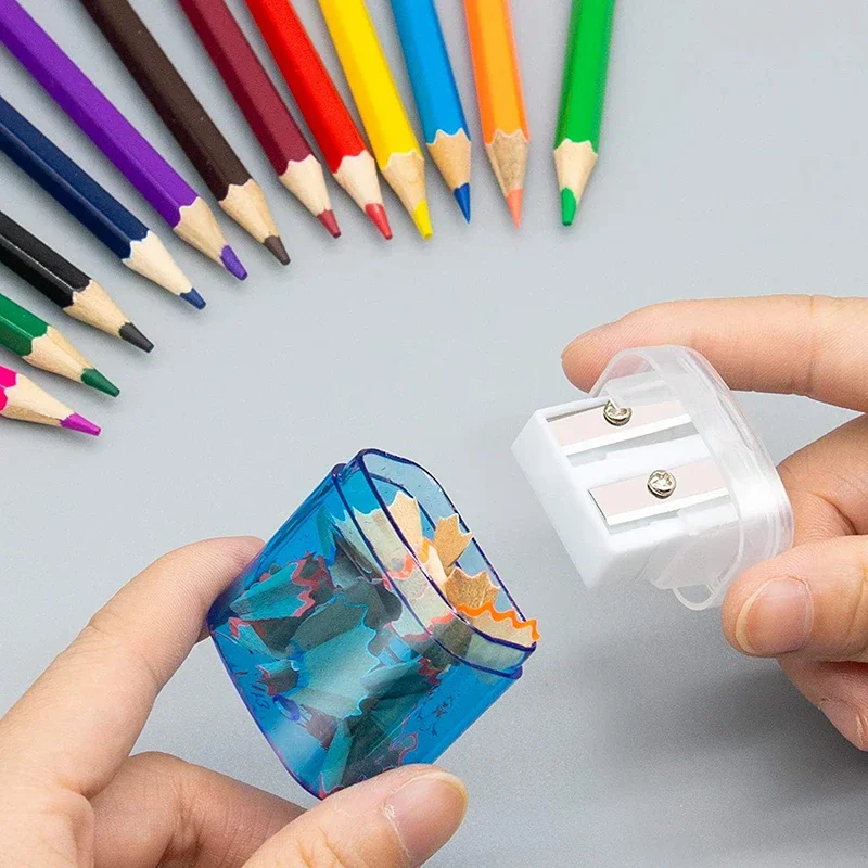 12pcs/box Manual Pencil Sharpener For Kids School Supplies,pencil sharpener