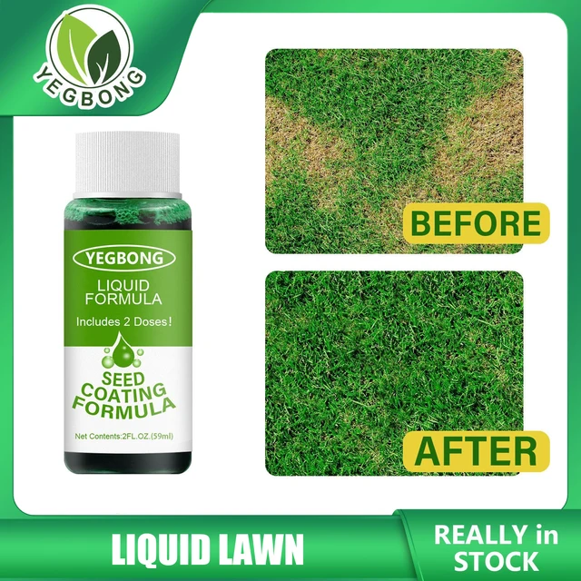 Folyékony Gyep Zöld Fű Termesztése Tápanyag Kényelmes Háztartási Vetőgép Füves Patch Vetőmag Gondozás