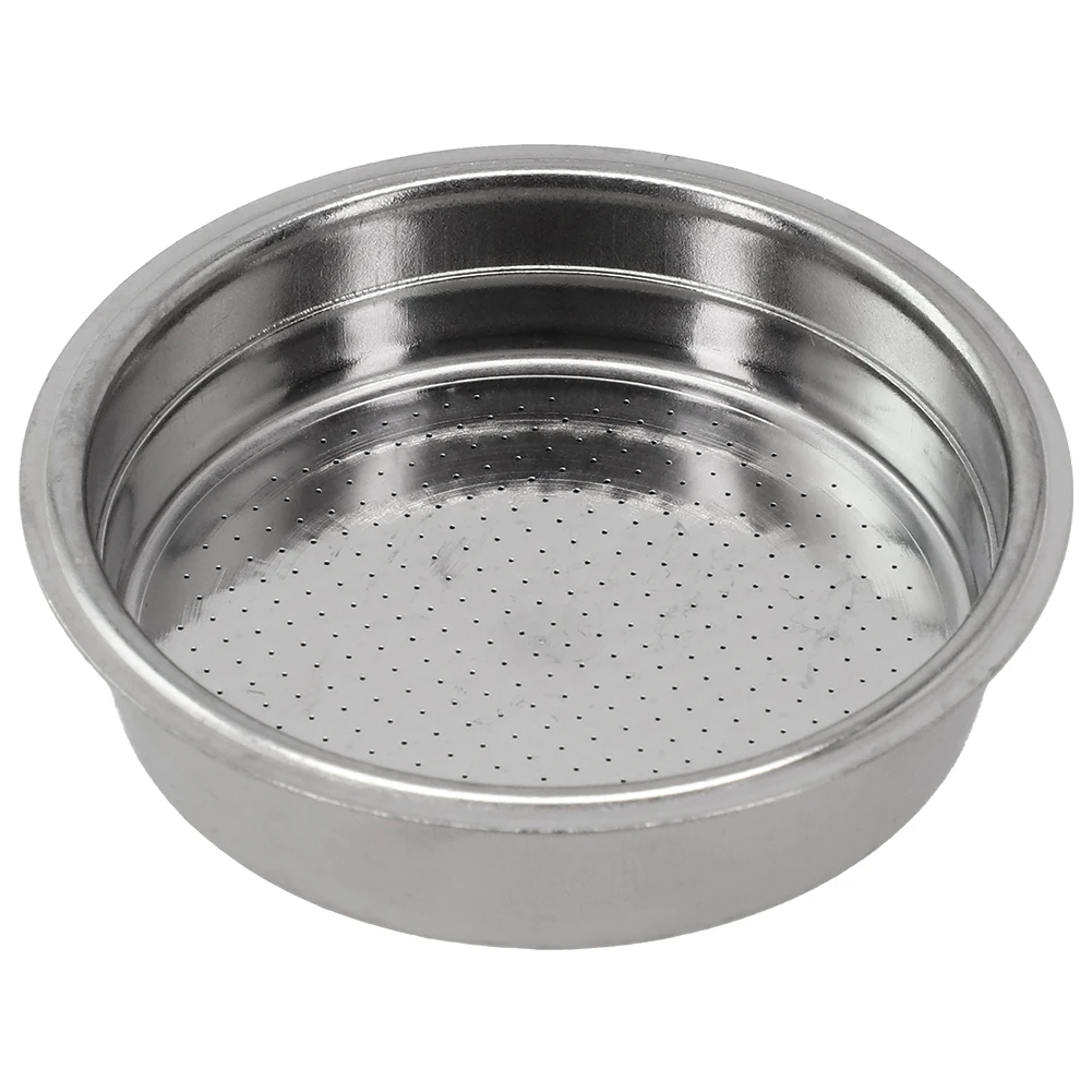 

51/58mm Coffee Filter Baske 1 Cup 2 Cups Stainless Steel Pressurized Coffee Filter Basket Replacement Parts Coffee Strainer