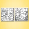 SNUGGLY FRIENDS Bold-easy Patterns Coloring Book for Adults Cute Drawing Book Perfect Gift for Party and Birthday 5