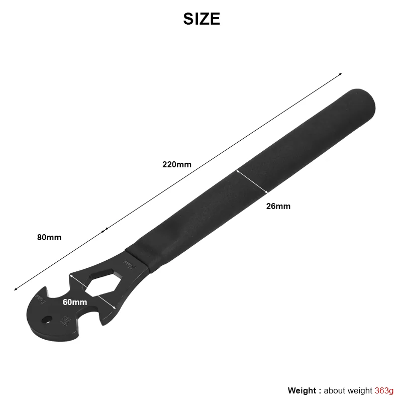 Clé à Pédale de Vélo 15mm 9/16 10mm 8mm 6mm Remplacement