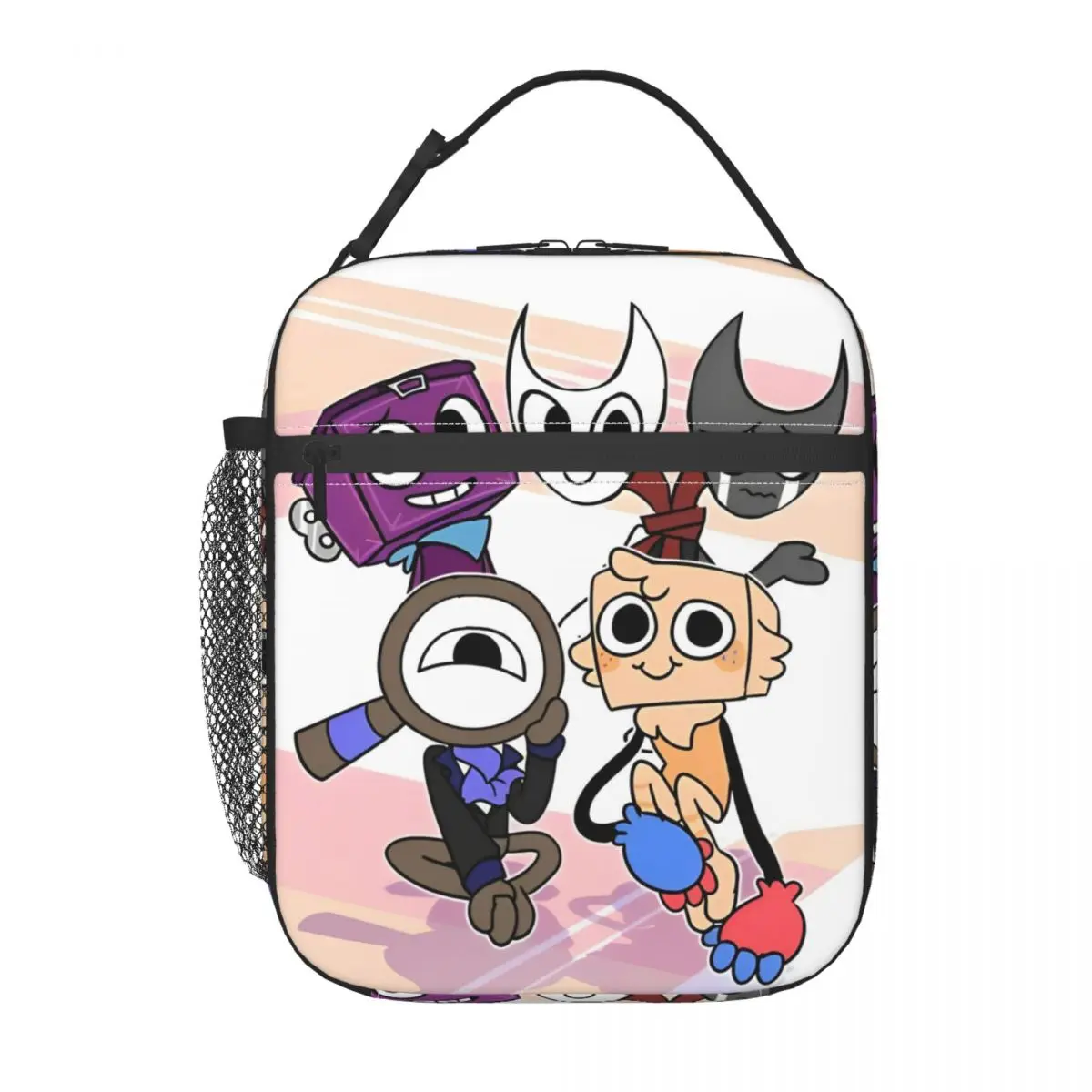 Dandy's World Two Face Insulated Lunch Bag Food Container Portable Thermal Cooler Lunch Boxes For Picnic