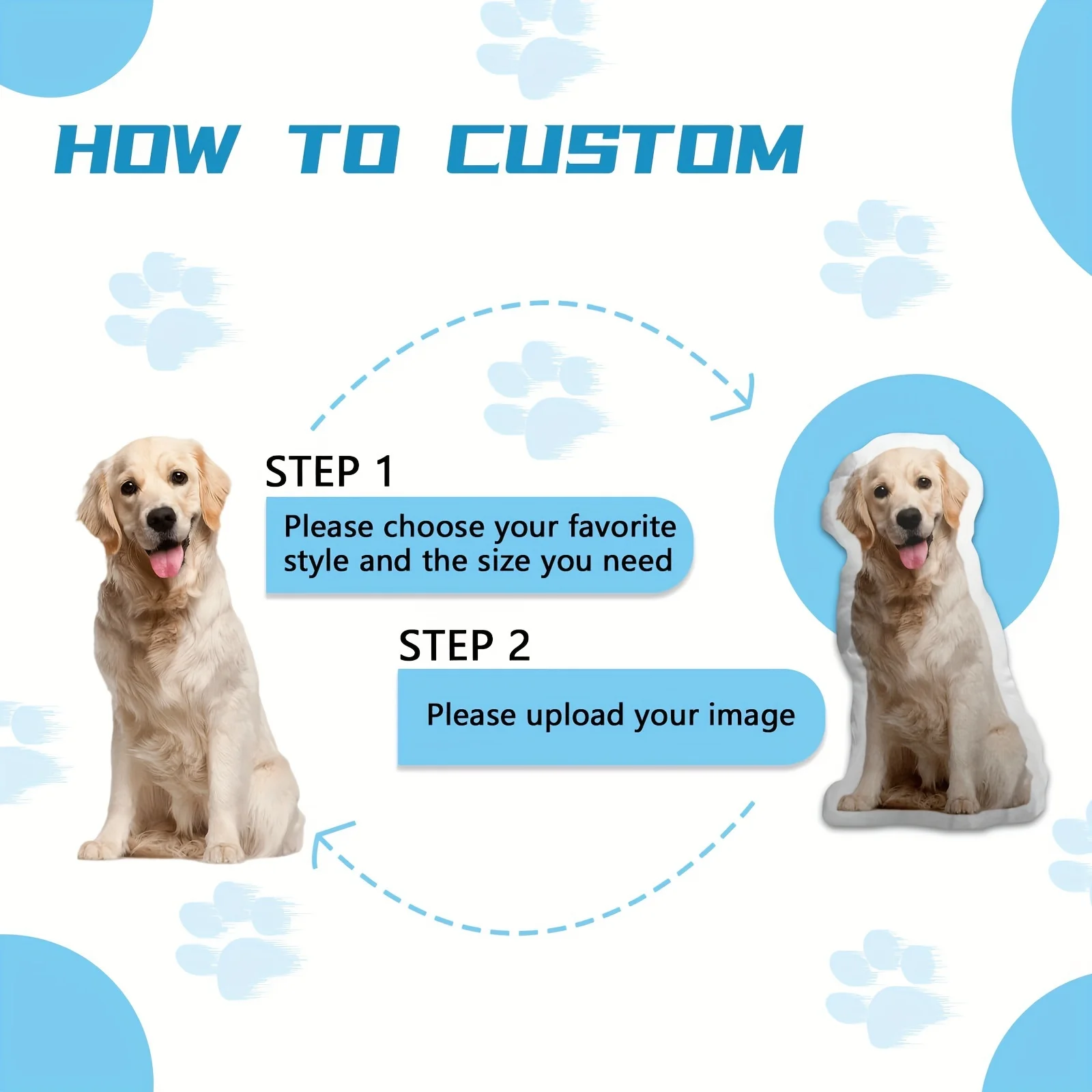 Personalized Pet Plush Pillow 5
