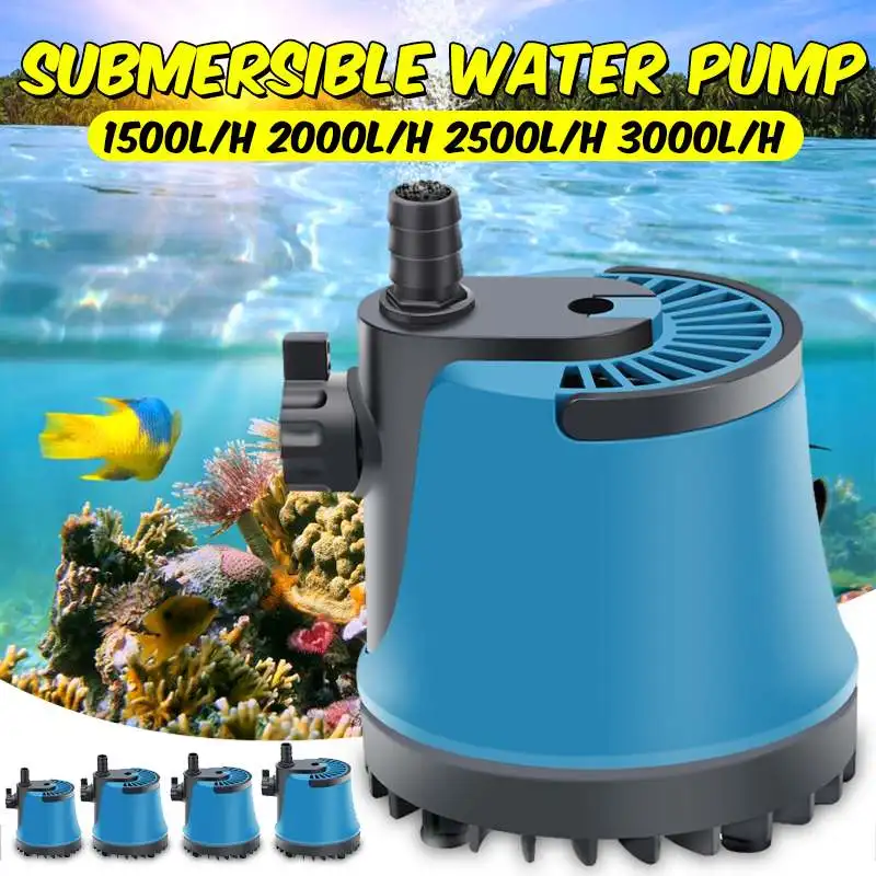 EU Plug 25/35/45/60W Home Submersible Water Pump Submersible Waterfall Fountain Pump for aquarium fish tank for Garden Fountain water pump,aquarium water pump,fish tank pump