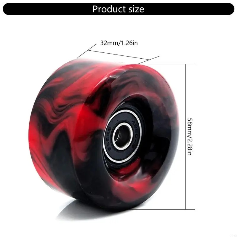 G99D Roller Skate Wear Resistant for Double Row Skate Skateboard