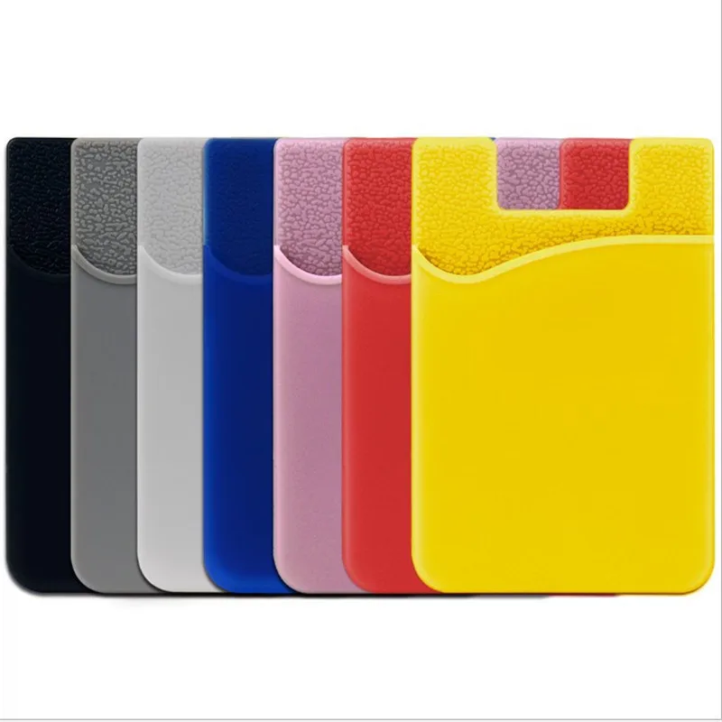 Silicone Phone Adhesive Card Holder Wallet