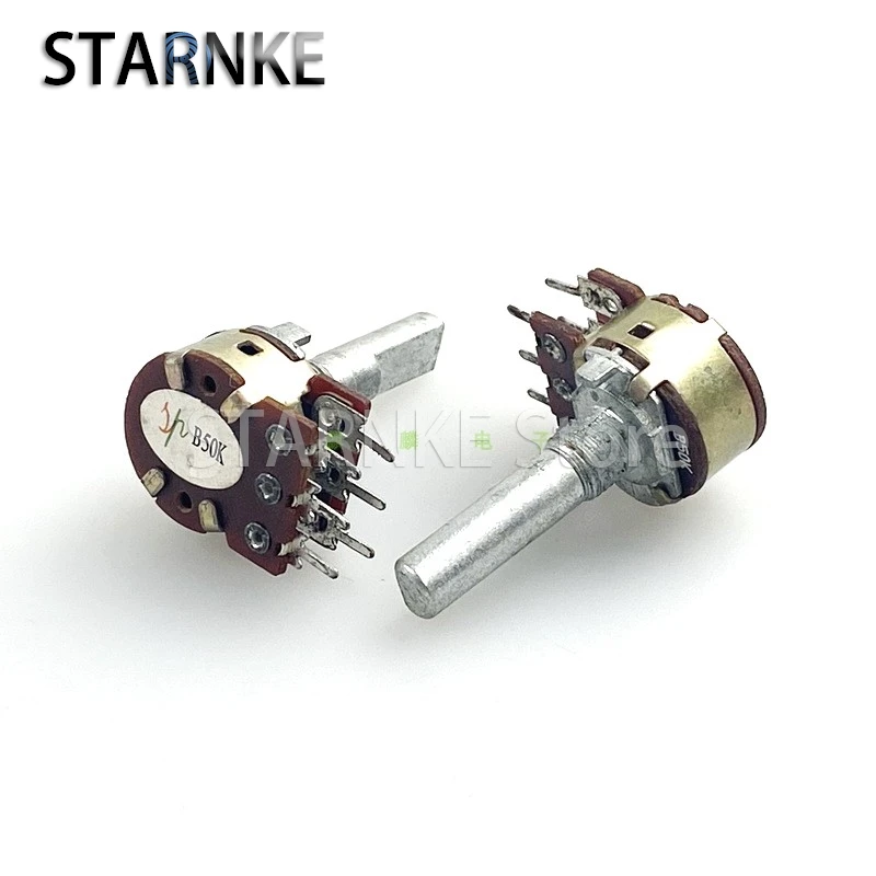 3PCS 16 Type B50K Double Speaker Amplifier Potentiometer
