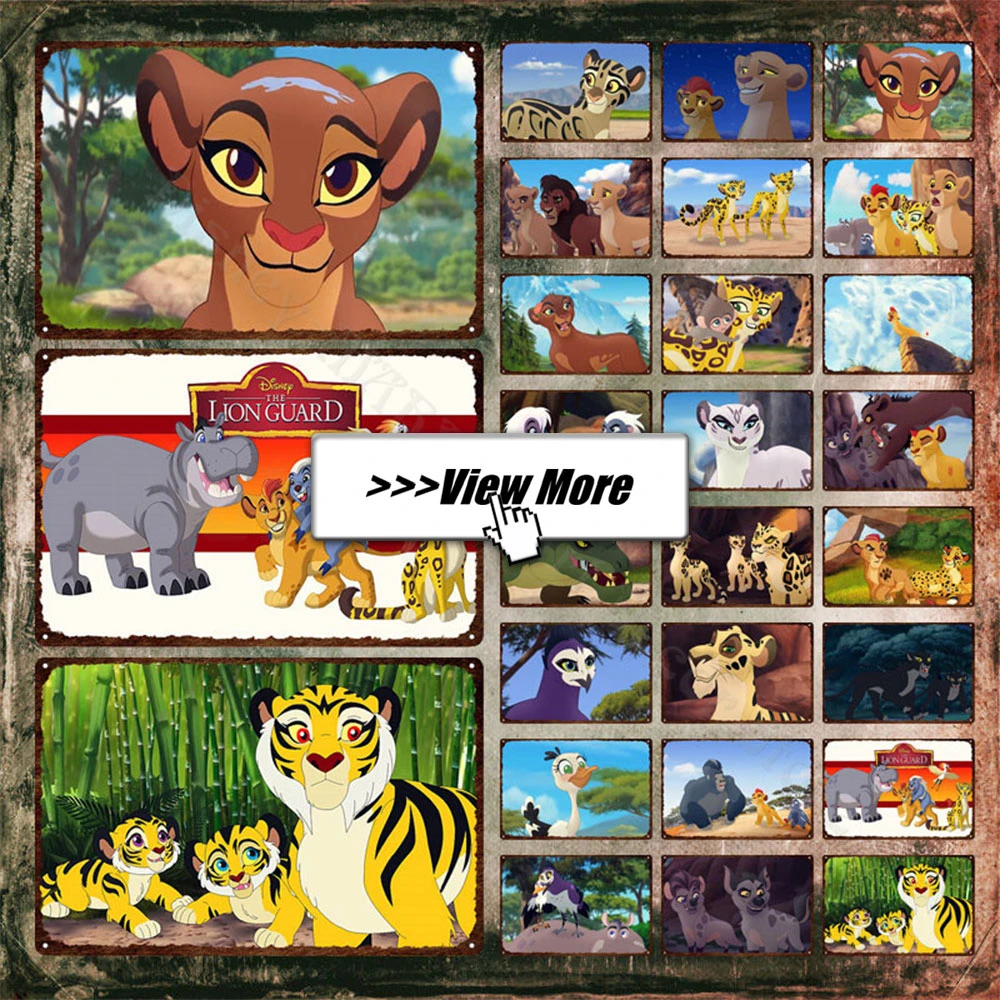 Lion King Guard Stickers | Disney Lion King Guard | Metal Wall Stickers |  Metal Tin Sign - Plaques & Signs - Aliexpress