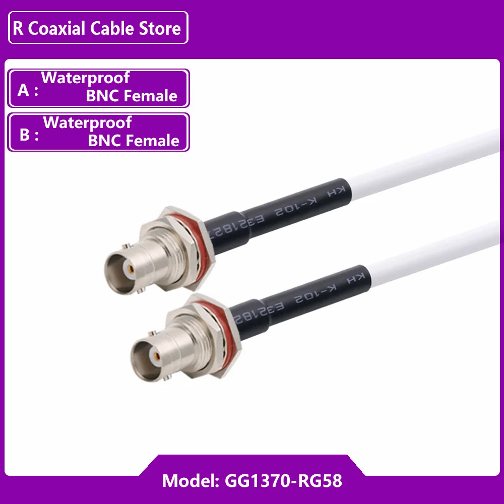 Guangcheng RG142 SMA. Maschio A. Bnc. Connettore A Spina Maschile - Foto 8