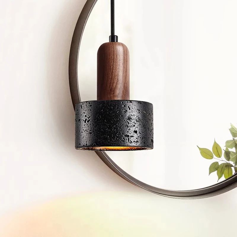 Black Travertine Luxury LED Pendant Lamp 3