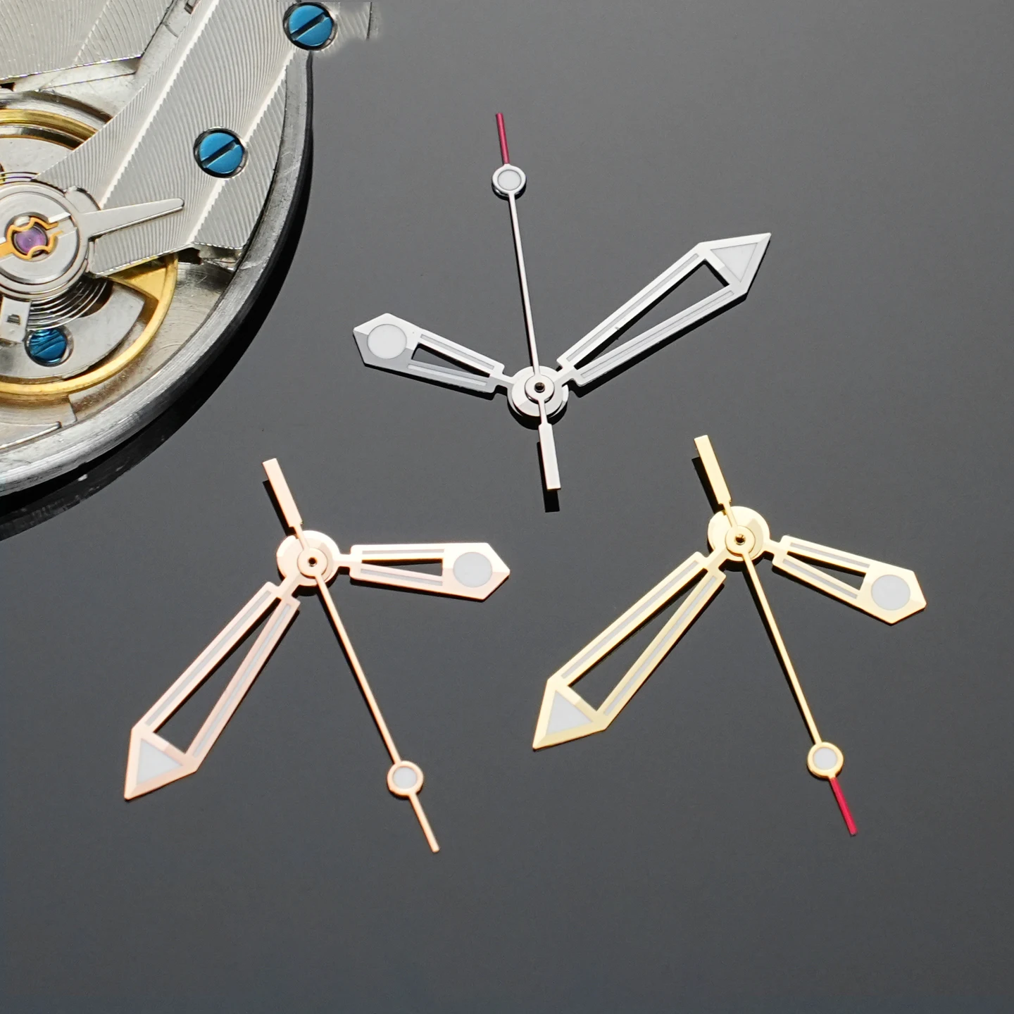 Omega Seamaster 300 Watch Hands with Luminous Hour, Minute, and Second Pointers