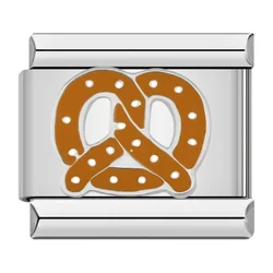 Stylish Food-Themed Charm Bracelet in Stainless Steel (DJ585 NO 17)