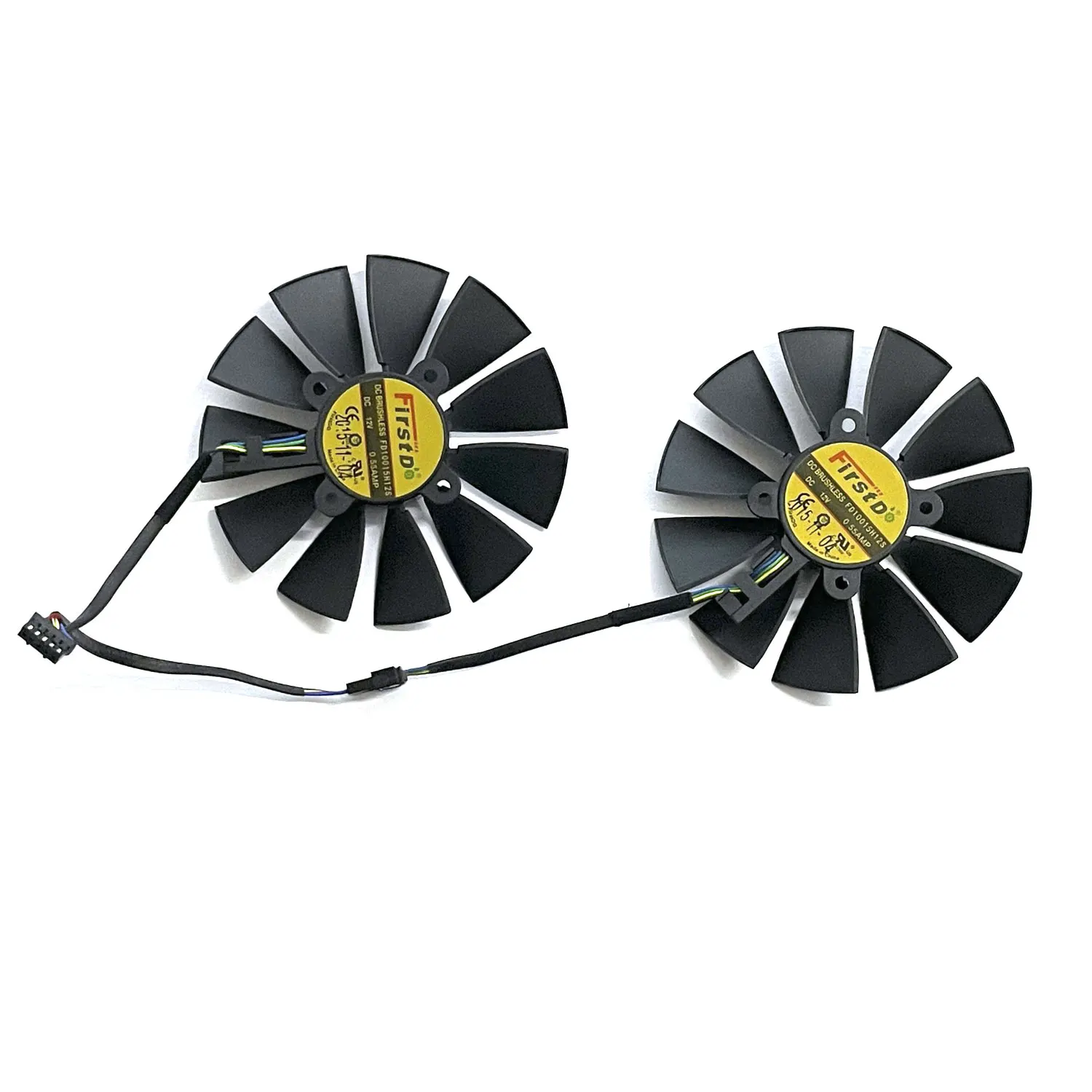 Ventilador Cooler para Asus Strix Gtx 970 980 780 ti r9 380 Placa de Vídeo Gráfica Ventilador 95 mm Fd10015h12s 0.55a 5pin Gtx980 - Imagem 4
