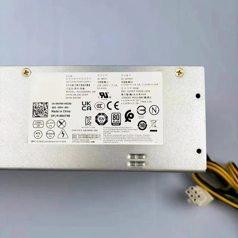 새로운 오리지널 전원 공급 장치 L200AS-00 8TVYY D200AS-00 PK64R H200EBS-00 CGFJT 6핀 + 4핀