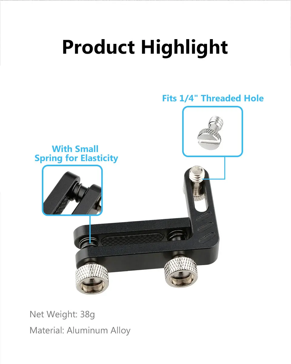 Universal Adjustable Cable Clamp HDTV Clamp Protecting Lock With Small Spring &