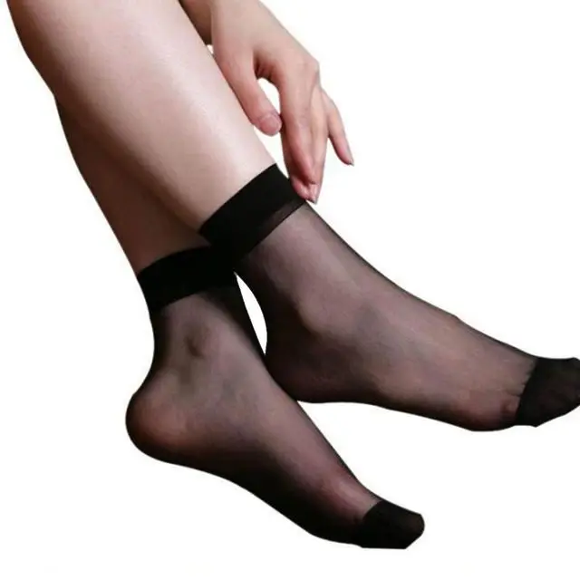 Calze al ginocchio Lola da donna calze stringate nere