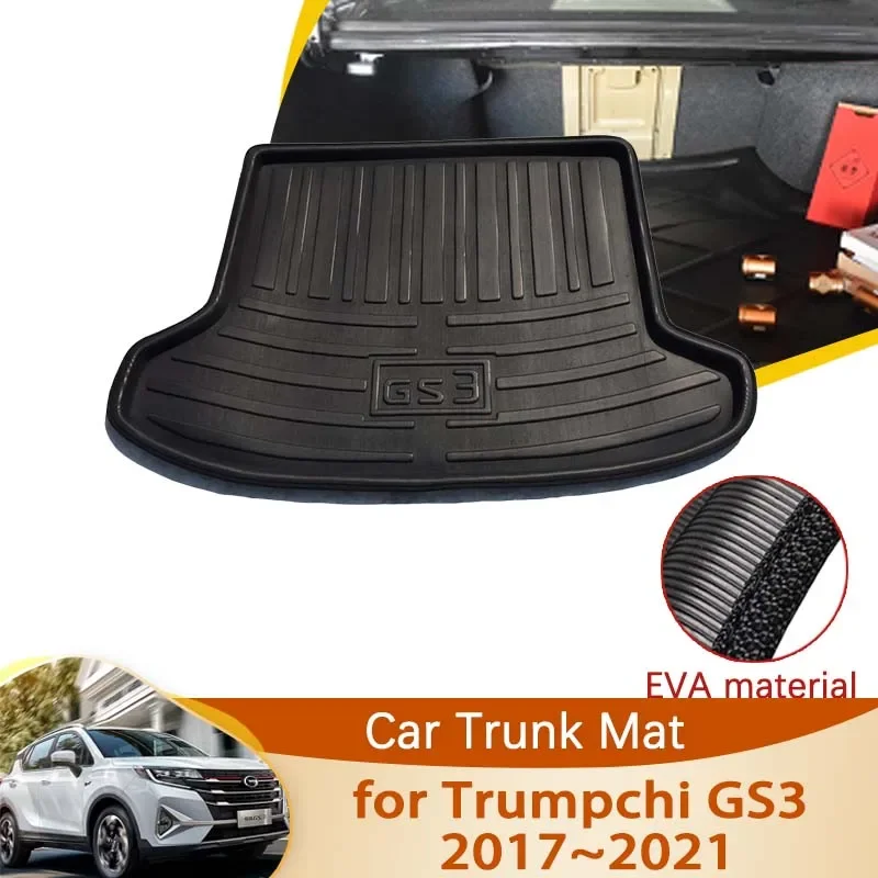 

For Trumpchi GAC Emkoo 2024 2023 2022 Accessories EVA Car Trunk Mat Floor Tray Waterproof Liner Cargo Boot Carpet Parts Sticker