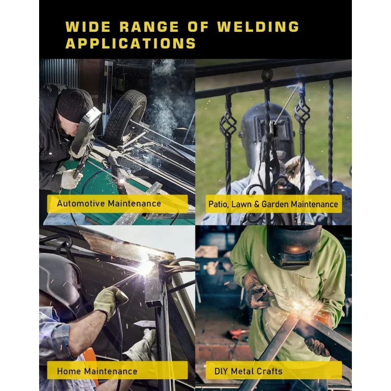 Actual 205A Stick Welder, [Friendly Large LED Dispaly] Synergy 2 In 1 MMA/Lift TIG Welding Machine Dual Voltage ARC Welder Kit 5