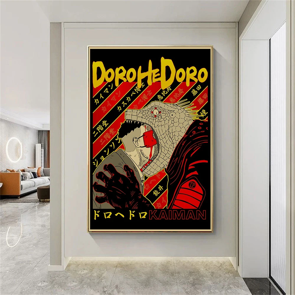 Dorohedoro Fight Magic Hot Japan Anime Wall Art Home Decor - POSTER 20x30