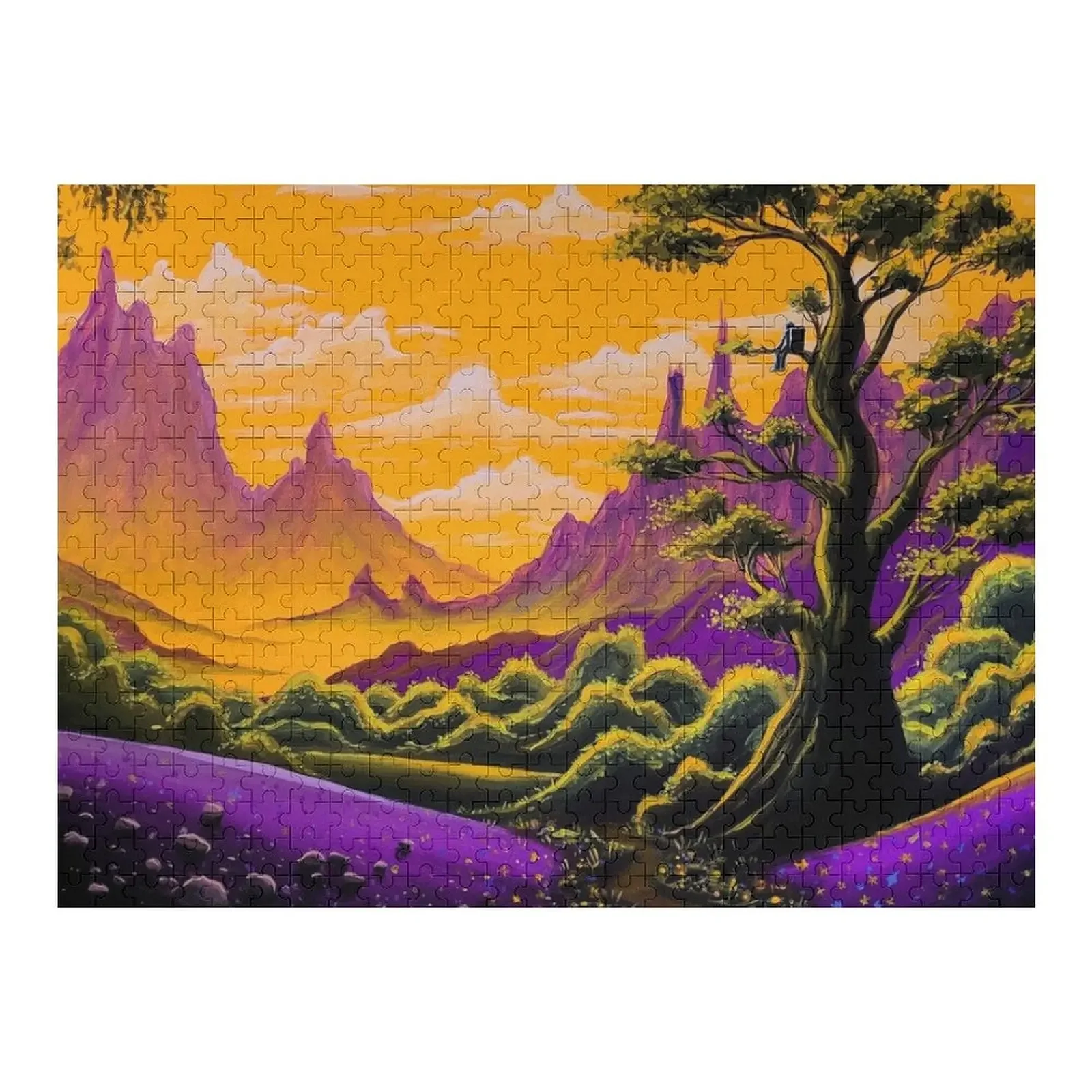 A World Beyond Jigsaw Puzzle Custom Wood Personalized Kids Gifts Puzzle