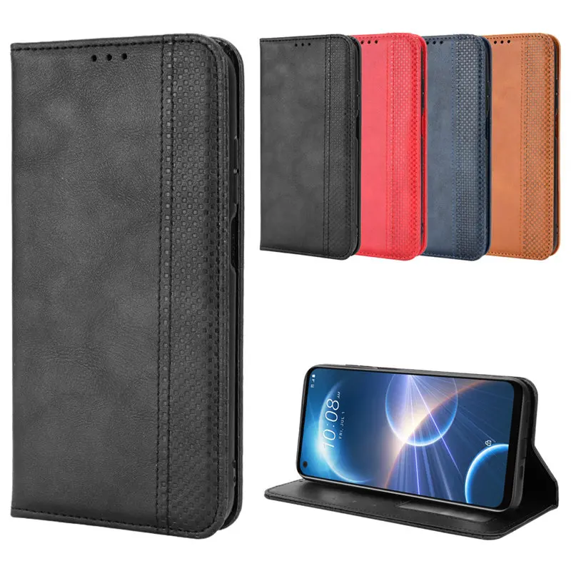 IDEWEI Custodia e cover per HTC Desire 22 Pro,Custodia a