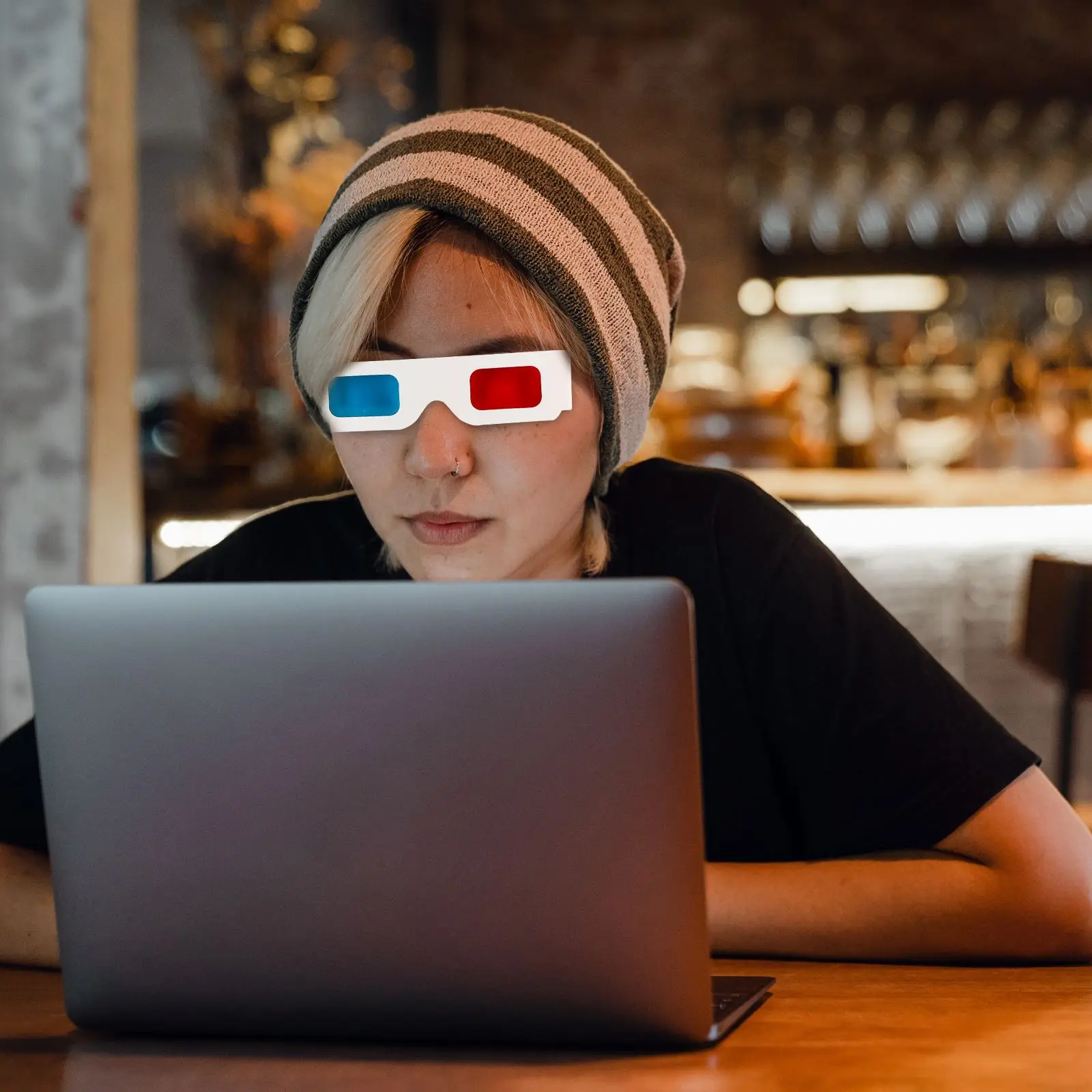 100Pcs 3d Sunglasses 3D Cardboard Googles Movie Anaglyph Glasses 3D Anaglyph Glasses Cardboard