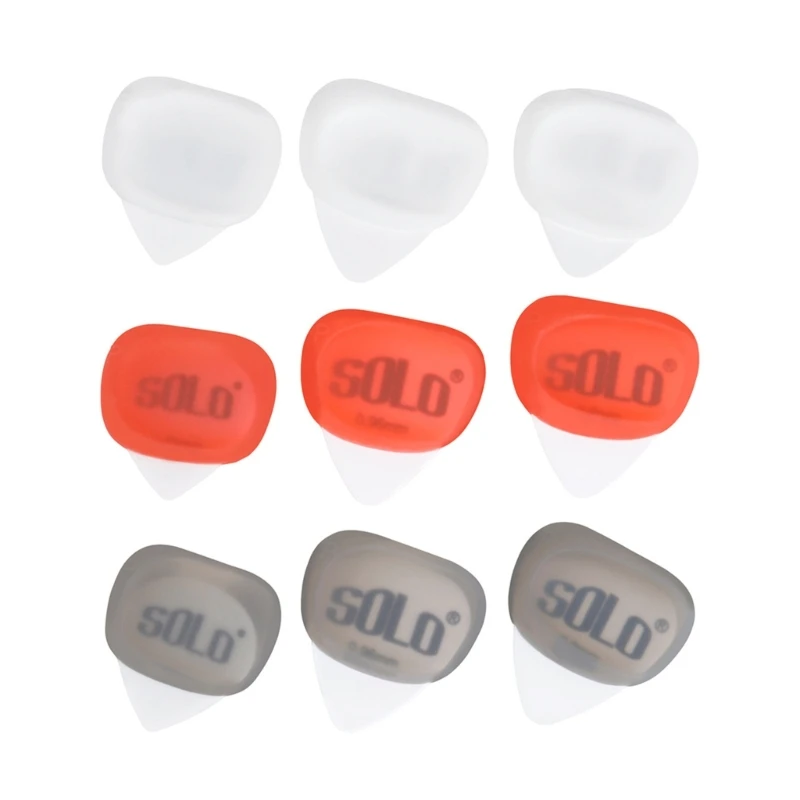 

3pcs Guitar Pick Cork Grip Anti-Skid Grips Plectrum Accessory Silicone Cork Grip