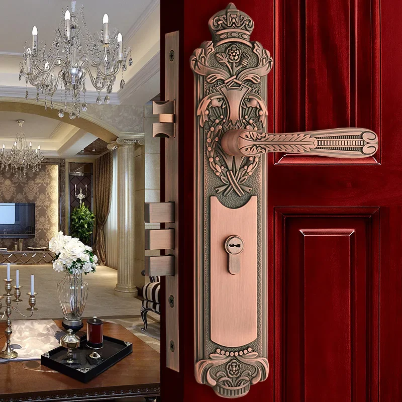 Newlaking Pomo De Puerta De Privacidad Con Cerradura, Manija De Puerta Interior De Cristal Para Dormitorio, Baño, Armario, Latón Satinado, 1 Paquete