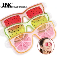 1pc Fruit ice Compress Eye Mask Fatigue Relieve Remove Black Eye Bags Soft Beauty Sleeping Gel Eye Patch Beauty Tool 1