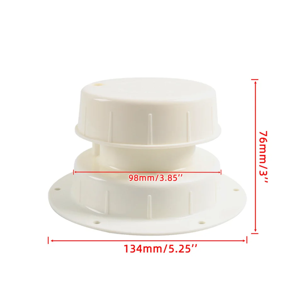 Tappo Ventilazione Tetto Camper A Fungo | Ricambio Impermeabile Universale Per Camper E Van - Plastica ABS Resistente - Foto 7