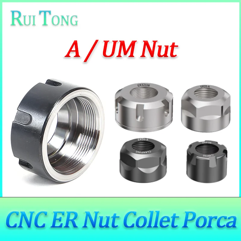 CNC ER OzNut Collet Porca Er8 ER11 ER16 ER20 ER25 ER40 Er32 Um/M/A Nut Sk10 Sk06 Ger16 Ger20 Oz20 Isoer16ms Oz25 Collet Nut