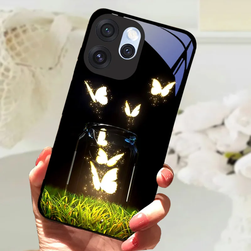Tempered Glass Phone Case with Full Camera Protection