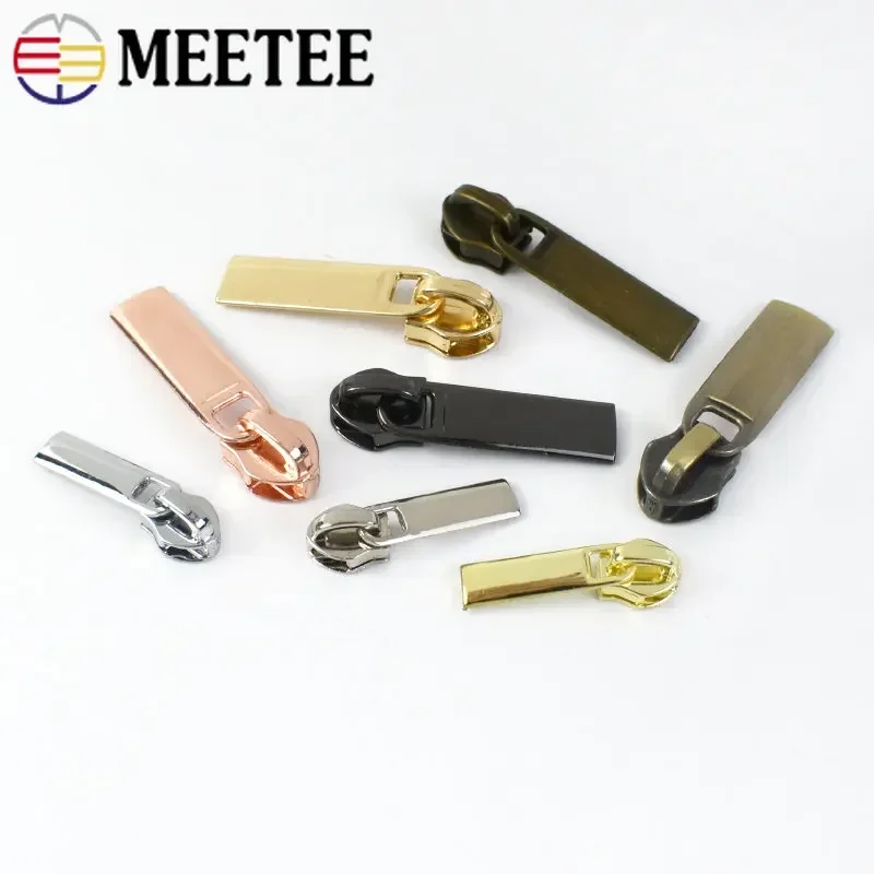20Pcs 3#/5# Zipper Slider For Nylon Zippers Tape Garment Pocket Zip Pull Head Zips Repair Kit DIY Sewing Replacement Accessories zipper repair kit zipper pullers zipper sliders zipper heads