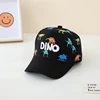Children 's Sports Hats School Baby Boy Baseball 2024 Summer Embroidered Dinosaurs Outdoor Kids Caps for 2-8Years Adjustable 5