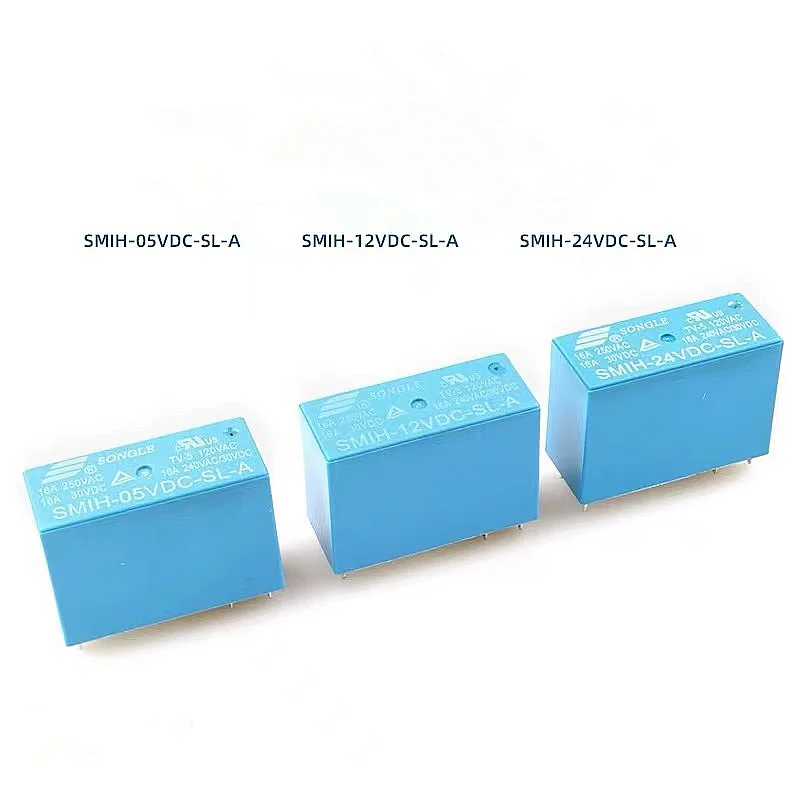 50PCS 새로운 릴레이 SMIH-05VDC-SL-C SMIH-12VDC-SL-C 릴레이 05 12 24 V 250Vac 16A 8PIN SMIH-24VDC-SL-C 12V 24VDC-SL-A 6Pin