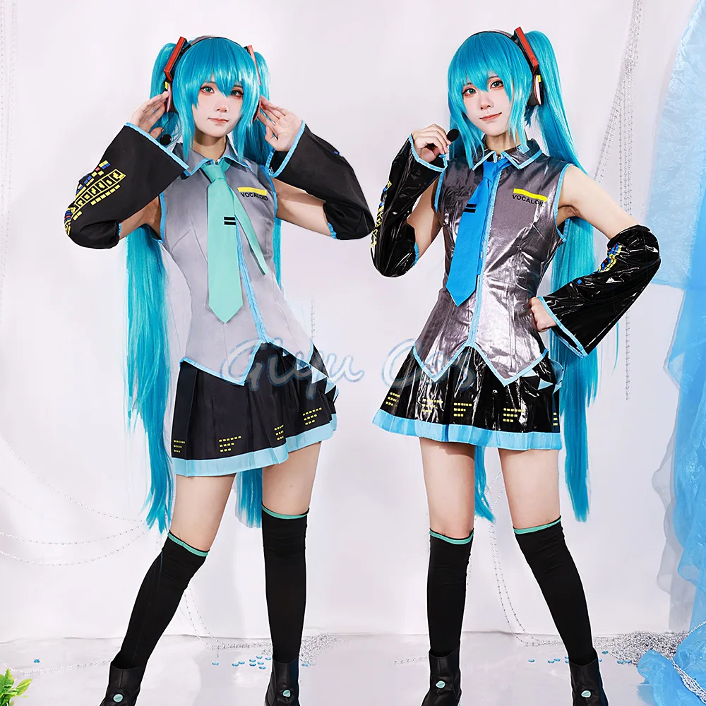 mii*　初音ミクコスプレ服 ハロウィン 火花 ボーカロイド コスプレ 初音ミク 小悪魔 衣装 尻尾、角込み
