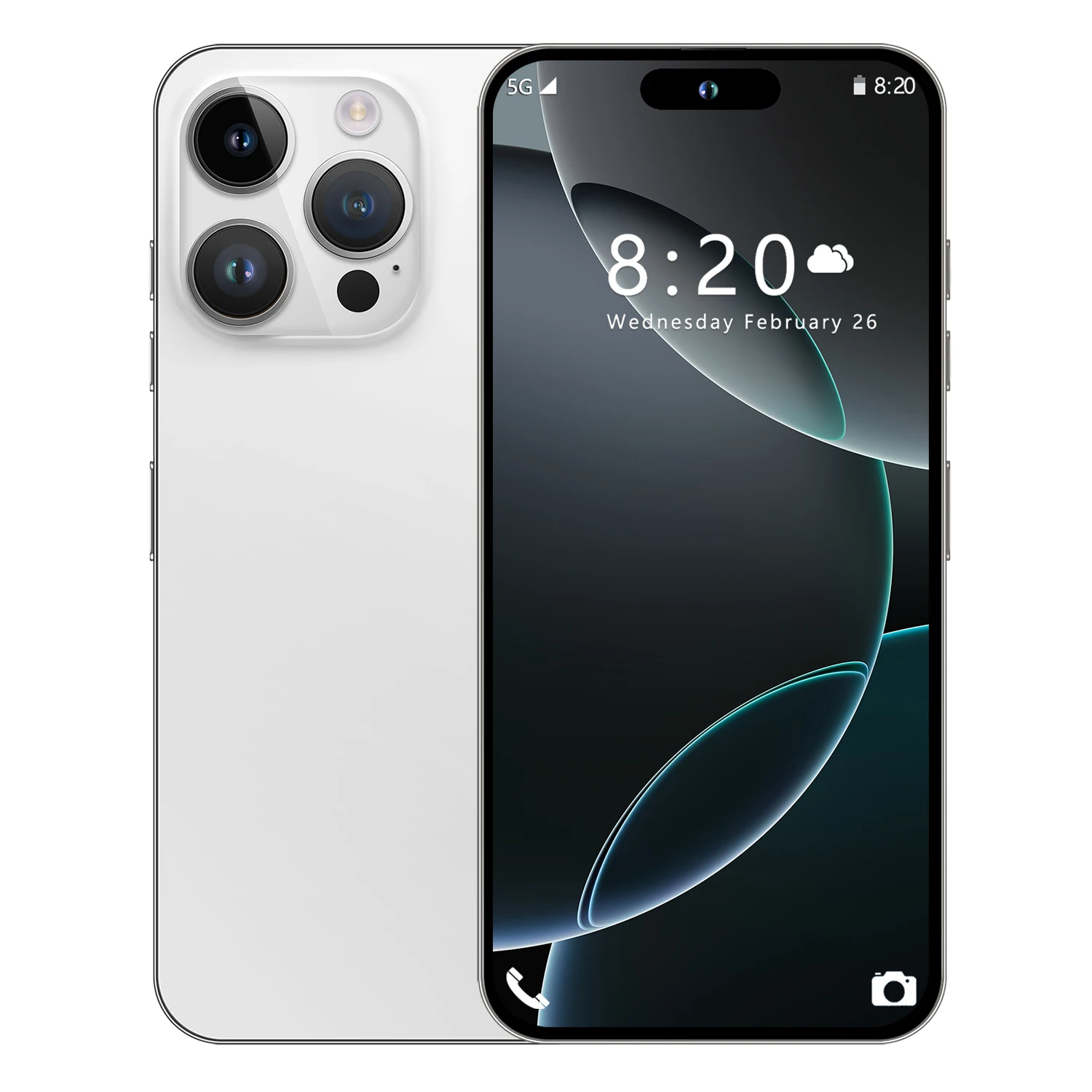16 Pro Max 7.3inch Android 16gb+512gb Mobile Cell Phone
