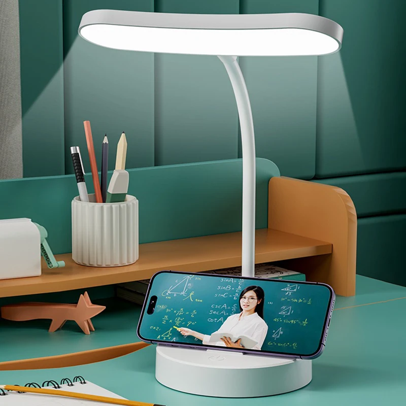 LED Reading Lamp Night Light Rechargeable 3 Level Dimming Light For Reading Study Bedroom Lighting - 4